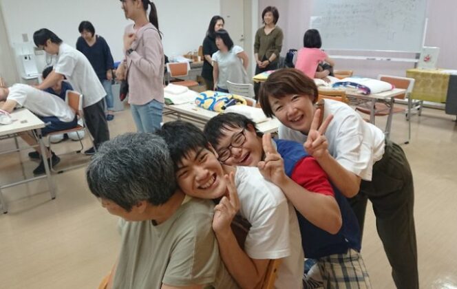 放課後等デイサービスで「療育タッチケア体験会」しました